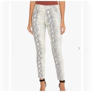 JOE'S The Luna High Rise Cigarette Jean Pristene Snake SZ 24 NWT